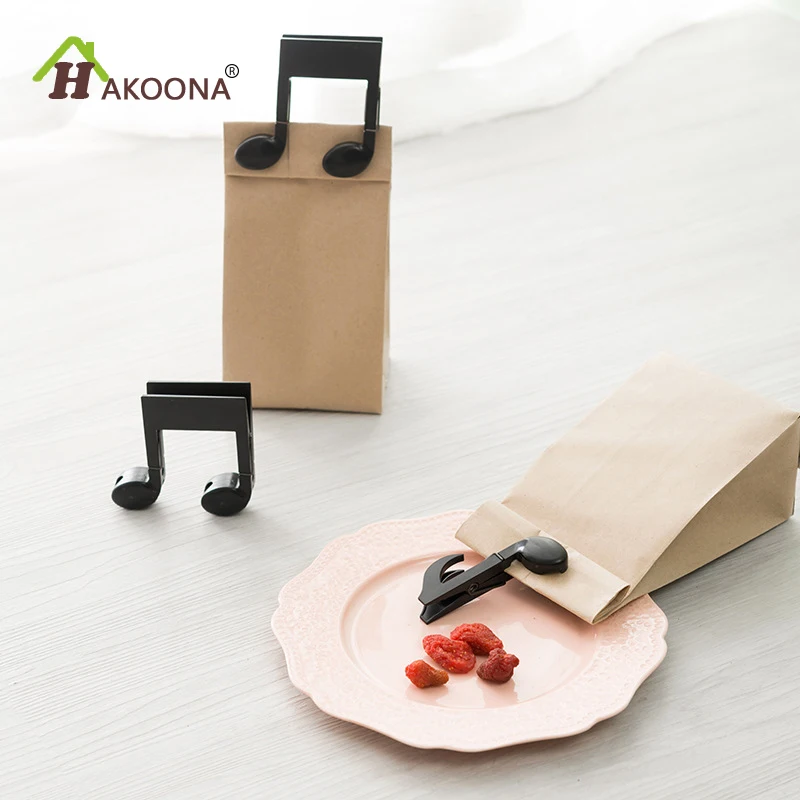 HAKOONA Music Musical Note Black Abs Plastic Small Cute Clips Multi-Purpose Air Drying Folder Clip For Food Sealing Folder
HAKOONA Music Musical Note Black Abs Plastic Small Cute Clips Multi-Purpose Air Drying Folder Clip For Food Sealing Folder