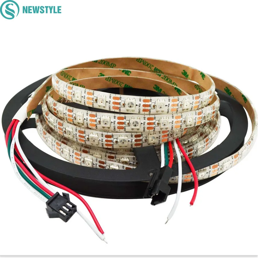 5M DC5V RGB Led Strip Light WS2812b SPI IP65/IP67 Waterproof for Advertisement Christmas Decoration Indoor Outdoor Lighting
5M DC5V RGB Led Strip Light WS2812b SPI IP65/IP67 Waterproof for Advertisement Christmas Decoration Indoor Outdoor Lighting