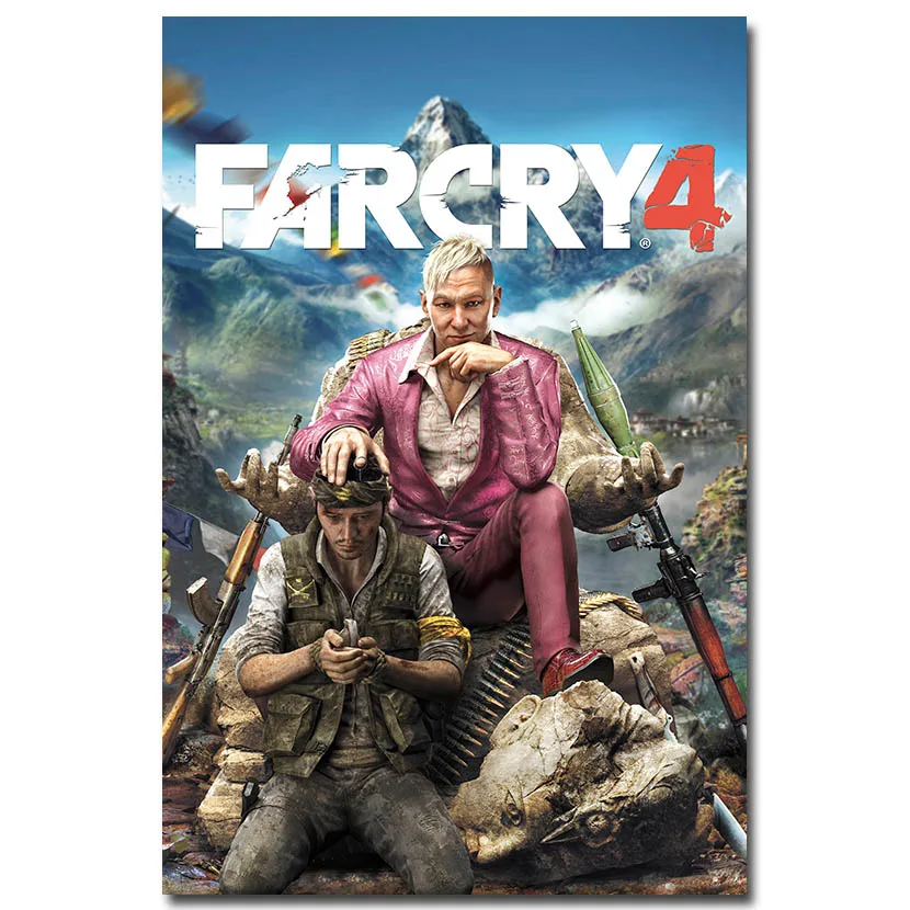 Far Cry 4 Game Silk Fabric Poster Wall Art Print 12x18 24x36 inch Decorative Pictures Wallpaper Living Room Decoration 002
Far Cry 4 Game Silk Fabric Poster Wall Art Print 12x18 24x36 inch Decorative Pictures Wallpaper Living Room Decoration 002