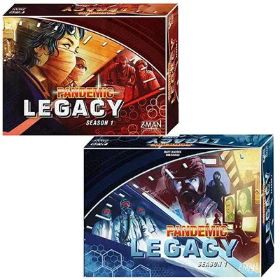 Pandemic: Legacy Season 1 (Blue Edition) (Red Edition) Board Game DRUNK Drinking Game Card
Pandemic: Legacy Season 1 (Blue Edition) (Red Edition) Board Game DRUNK Drinking Game Card
