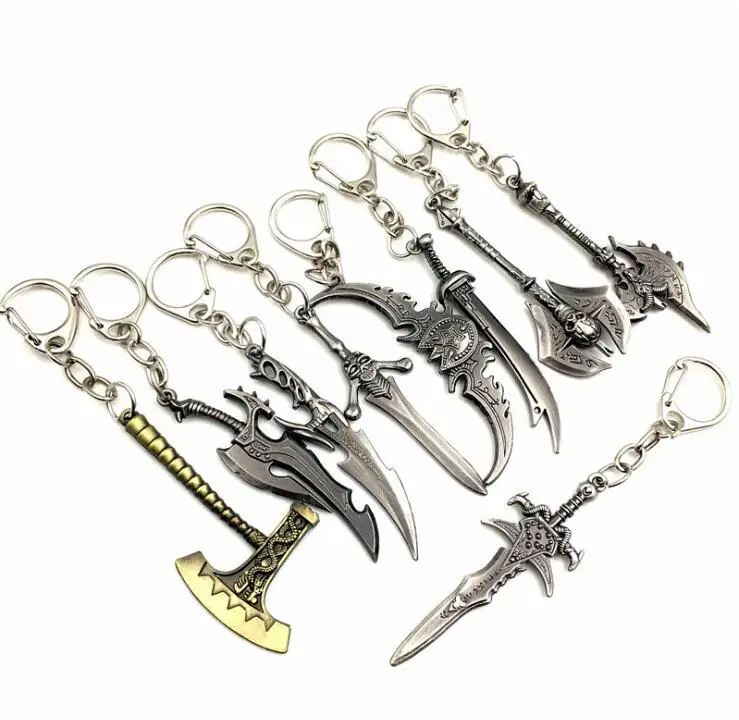 Hot FPS Game 6cm Mini Weapons Model Key Chain Axesmithing Swordsmithing Hammersmithing WOW Key Chain for Game Lover
Hot FPS Game 6cm Mini Weapons Model Key Chain Axesmithing Swordsmithing Hammersmithing WOW Key Chain for Game Lover