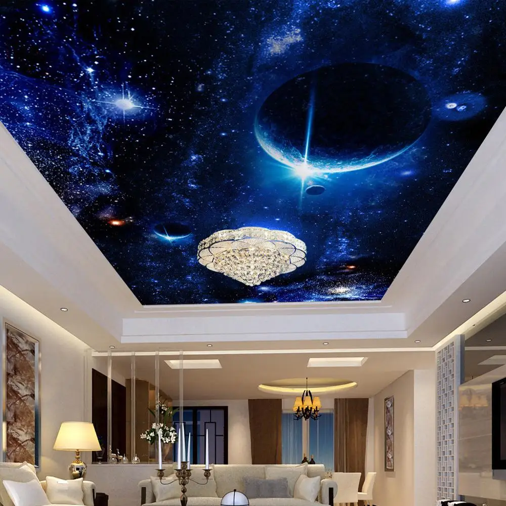 Custom 3D Wallpaper Roll Universe Starry Sky Ceiling Fresco Bedroom Living Room Ceiling Decoration Mural Wall Sticker Waterproof
Custom 3D Wallpaper Roll Universe Starry Sky Ceiling Fresco Bedroom Living Room Ceiling Decoration Mural Wall Sticker Waterproof