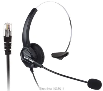 Comfortable Landline Wired Telephone Headset RJ9 Connector RJ9/RJ10 plug for Nortel, Aastra, Intel,Shore, Norstar etc
Comfortable Landline Wired Telephone Headset RJ9 Connector RJ9/RJ10 plug for Nortel, Aastra, Intel,Shore, Norstar etc