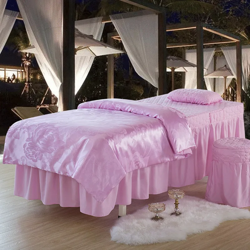US Style Massage Salon Bedsheet Beauty Shop Bedding Sets Jacquard Like Feeling Good Quality Duvet Cover Pillowcases Bedlinen
US Style Massage Salon Bedsheet Beauty Shop Bedding Sets Jacquard Like Feeling Good Quality Duvet Cover Pillowcases Bedlinen