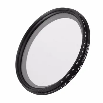 Camera ND Filter Fader Neutral Density Adjustable ND2 to ND400 Variable Filter 52mm 55mm 58mm 62mm 67mm 77mm for Canon for Nikon
Camera ND Filter Fader Neutral Density Adjustable ND2 to ND400 Variable Filter 52mm 55mm 58mm 62mm 67mm 77mm for Canon for Nikon
