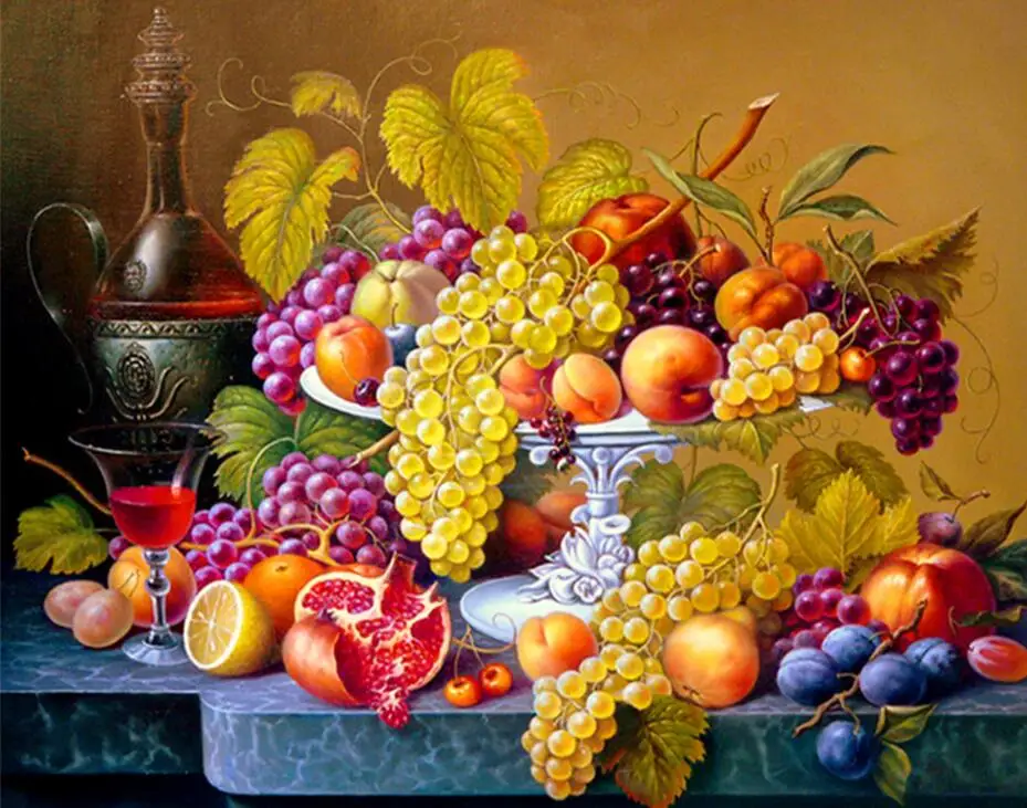 Fruit Diamond Embroidery Kitchen Wall Decor Rubik's Cube Square Diamond Painting Crystal Mosaic Picture of Rhinestone
Fruit Diamond Embroidery Kitchen Wall Decor Rubik's Cube Square Diamond Painting Crystal Mosaic Picture of Rhinestone