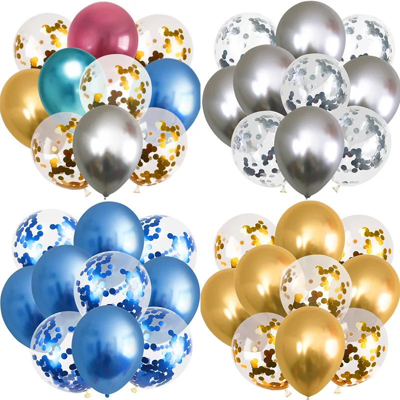 10/14pcs Metallic Balloons Heart Star Gold Confetti Balloon Birthday Party Decoration Kids Adult Air Balls globos Wedding Decor 10/14pcs Metallic Balloons Heart Star Gold Confetti Balloon Birthday Party Decoration Kids Adult Air Balls globos Wedding Decor