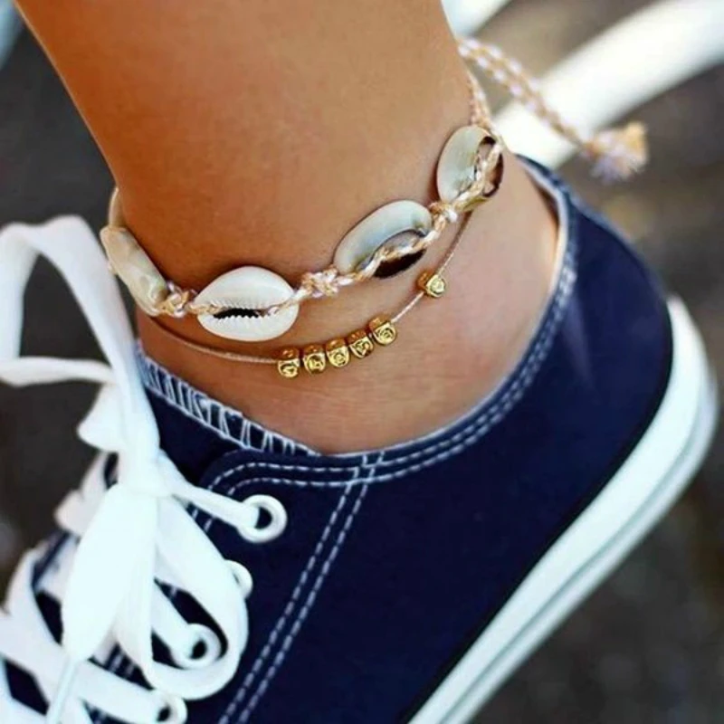 New Anklets Popular Fashion Hand Woven Good Quality Large Shell Women Beach Anklets Hot Sell Jewelry Wholesale
New Anklets Popular Fashion Hand Woven Good Quality Large Shell Women Beach Anklets Hot Sell Jewelry Wholesale