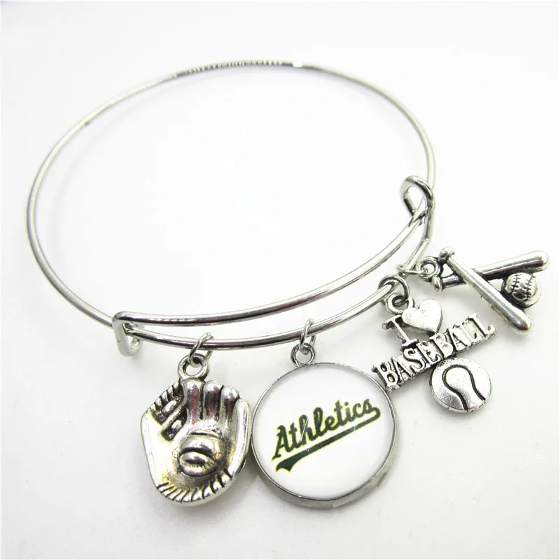 US Baseball Team 10pcs/lot Athletics Bracelets Jewelry Expandable Adjustable Wire Hook Bracelet&Bangles Baseball Sport
US Baseball Team 10pcs/lot Athletics Bracelets Jewelry Expandable Adjustable Wire Hook Bracelet&Bangles Baseball Sport