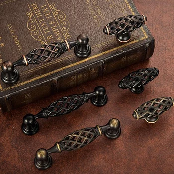 Vintage style Black Birdcage Knobs and Handles for Furniture Kitchen Cupboards Cabinet Door Puller Drawer Pulls
Vintage style Black Birdcage Knobs and Handles for Furniture Kitchen Cupboards Cabinet Door Puller Drawer Pulls