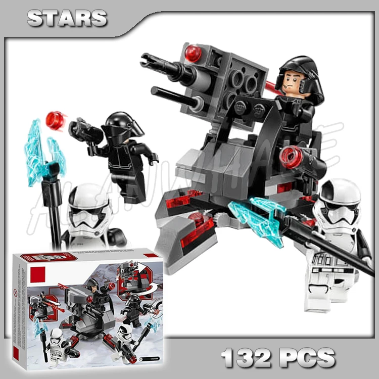 132pcs Space Wars First Order Specialists Battle Laser cannon 10895 Model Building Block Assemble Toy Brick Compatible with Lego
132pcs Space Wars First Order Specialists Battle Laser cannon 10895 Model Building Block Assemble Toy Brick Compatible with Lego