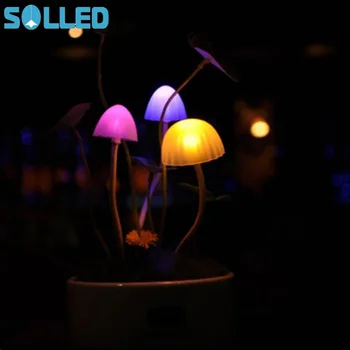 SOLLED Color Changing LED Mushroom Night Light with Ceramic Base Light Sensor Table Lamp Bedside Light Novelty Home Decor
SOLLED Color Changing LED Mushroom Night Light with Ceramic Base Light Sensor Table Lamp Bedside Light Novelty Home Decor