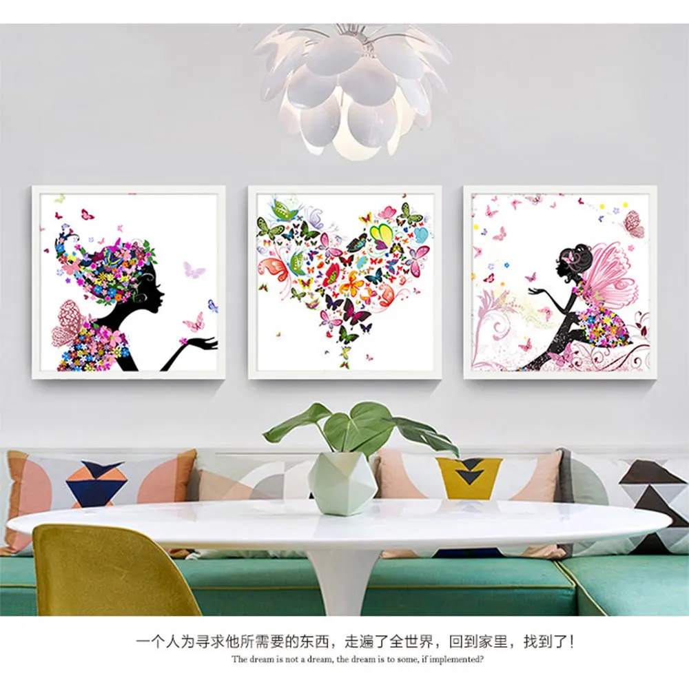 Scandinavian modern fresh cartoon flower fairy art painting canvas posters prints wall pictures for children girls room decor
Scandinavian modern fresh cartoon flower fairy art painting canvas posters prints wall pictures for children girls room decor