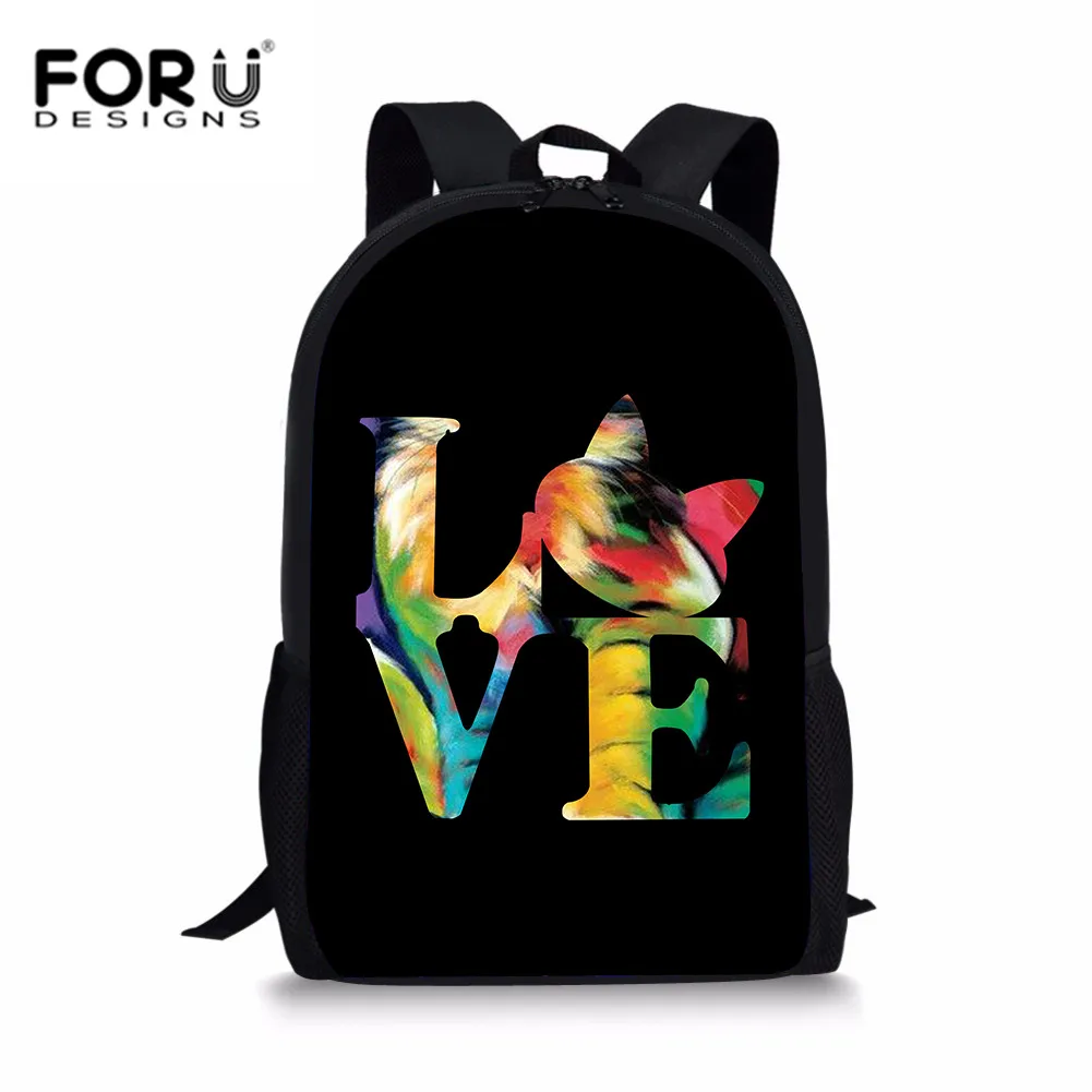 FORUDESIGNS Sweet Love Cat School Bags For Girl Orthopedic Schoolbag Satchel Women Backpack Student Book Mochila Infantil Bolsas
FORUDESIGNS Sweet Love Cat School Bags For Girl Orthopedic Schoolbag Satchel Women Backpack Student Book Mochila Infantil Bolsas