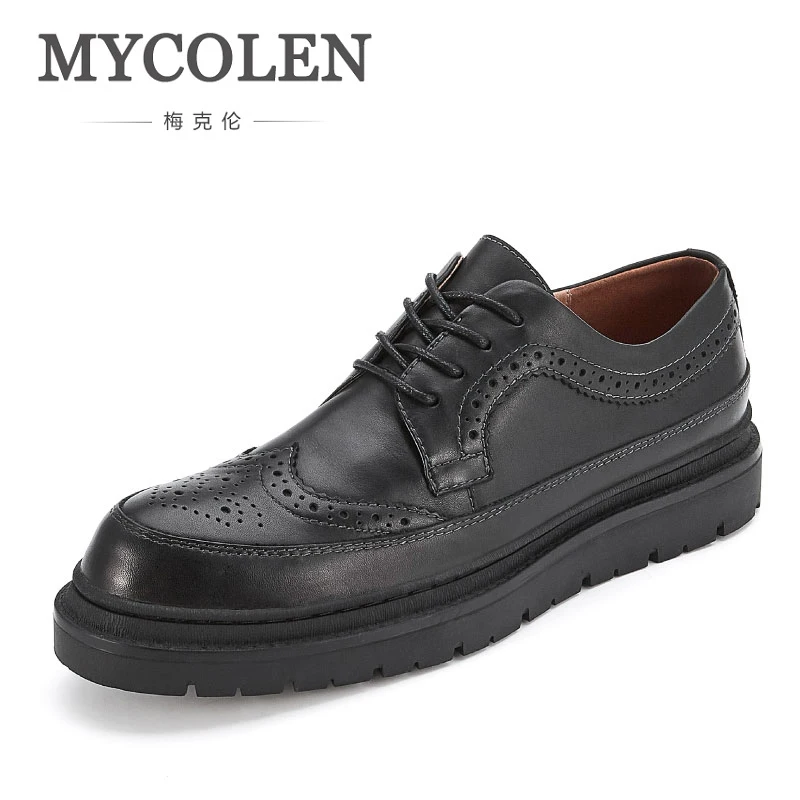 MYCOLEN New Luxury Leather Brogue Mens Shoes Luxury Italian Brand Casual British Style Men Fashion Brand Dress Men's Shoes
MYCOLEN New Luxury Leather Brogue Mens Shoes Luxury Italian Brand Casual British Style Men Fashion Brand Dress Men's Shoes