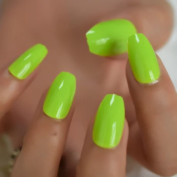 Neon Green Fake Nails UV Cover Glossy Medium Size False Ballerina Nails Tip Manicure Tips Summer Must 24
Neon Green Fake Nails UV Cover Glossy Medium Size False Ballerina Nails Tip Manicure Tips Summer Must 24