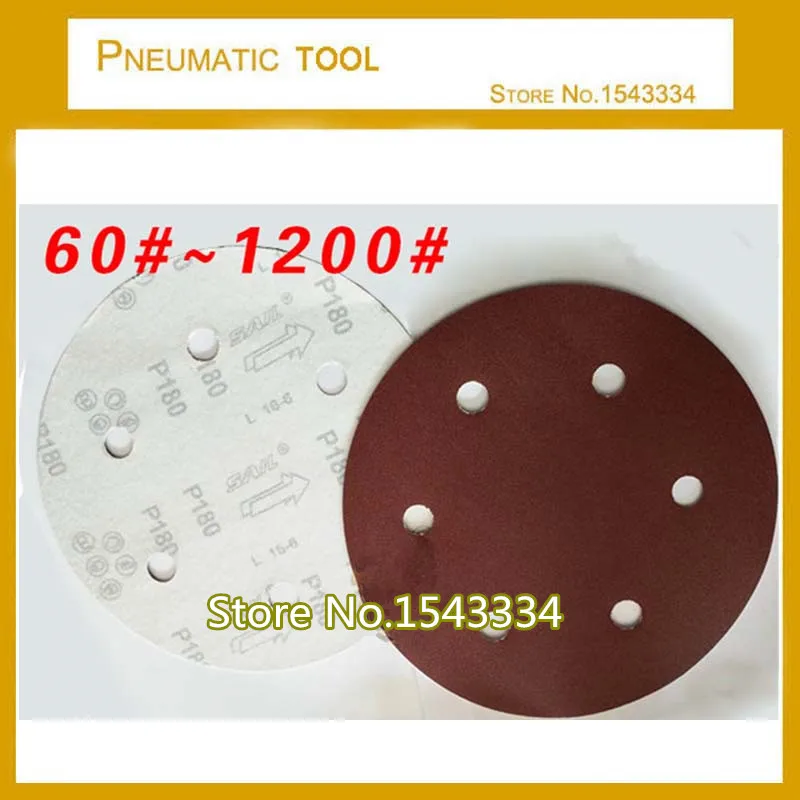 100Pcs 6" 150MM Sander Sand Paper with 6 hole Sanding Disc 60 80 100 120 150 240 320 400 600 800G Grit Sanding Sheets
100Pcs 6" 150MM Sander Sand Paper with 6 hole Sanding Disc 60 80 100 120 150 240 320 400 600 800G Grit Sanding Sheets