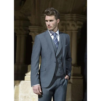 Wholesale New Tuxedos men suit Slim Fit Gray terno slim fit mens Groom Bridegroom wedding suits for men (Jacket+Pants+vest+tie)
Wholesale New Tuxedos men suit Slim Fit Gray terno slim fit mens Groom Bridegroom wedding suits for men (Jacket+Pants+vest+tie)