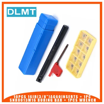 10pcs 16IR(3/8")AG60 Carbide Inserts + 1pc SNR0013M16 CNC Lathe Turning Tool Boring Bar + 1pcs Wrench 
10pcs 16IR(3/8")AG60 Carbide Inserts + 1pc SNR0013M16 CNC Lathe Turning Tool Boring Bar + 1pcs Wrench