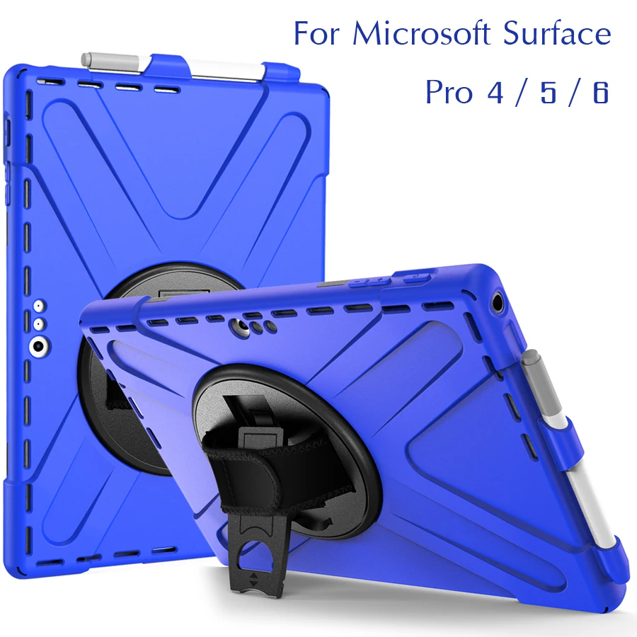 Case For Microsoft Surface Pro 4 / 5 / 6 12.3" Tablet Kids Safe Shockproof Heavy Duty Silicone Hard Cover kickstand Hand bracel
Case For Microsoft Surface Pro 4 / 5 / 6 12.3" Tablet Kids Safe Shockproof Heavy Duty Silicone Hard Cover kickstand Hand bracel