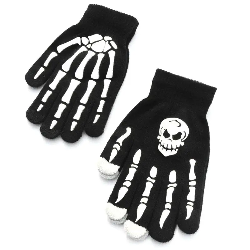 Unisex Adult Children Winter Cycling Full Fingered Gloves Halloween Horror Skull Claw Skeleton Anti-Skid Rubber Outdoor Mittens
Unisex Adult Children Winter Cycling Full Fingered Gloves Halloween Horror Skull Claw Skeleton Anti-Skid Rubber Outdoor Mittens