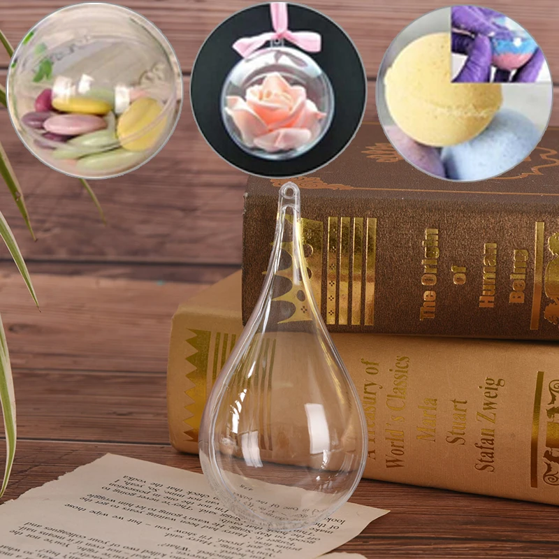 1Pc Clear Fillable Candy Box Christmas Bauble Xmas Tree Ball Ornament Gift Present Boxes Can Open Box For Home Decor
1Pc Clear Fillable Candy Box Christmas Bauble Xmas Tree Ball Ornament Gift Present Boxes Can Open Box For Home Decor