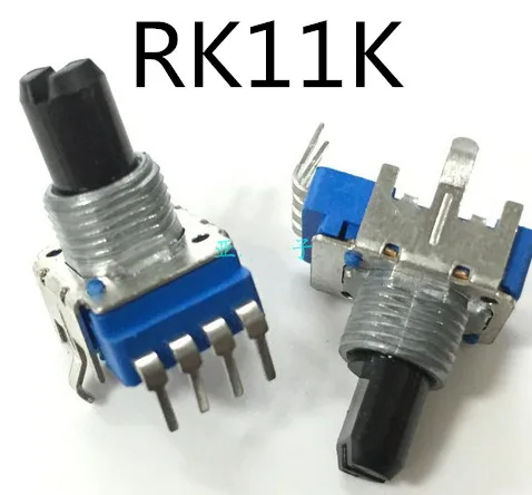 Free shipping!!! RK11K type 4 pin single axial potentiometer B10K long 13MM amplifier B103 four volume potentiometer
Free shipping!!! RK11K type 4 pin single axial potentiometer B10K long 13MM amplifier B103 four volume potentiometer