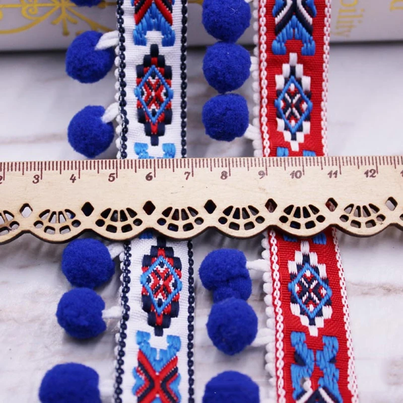 Pom Pom Trim Lace Fabric Sewing Accessories Pompons Trim tassel Ball Fringes Ribbon Sewing Lace For DIY Material Craft Apparel
Pom Pom Trim Lace Fabric Sewing Accessories Pompons Trim tassel Ball Fringes Ribbon Sewing Lace For DIY Material Craft Apparel