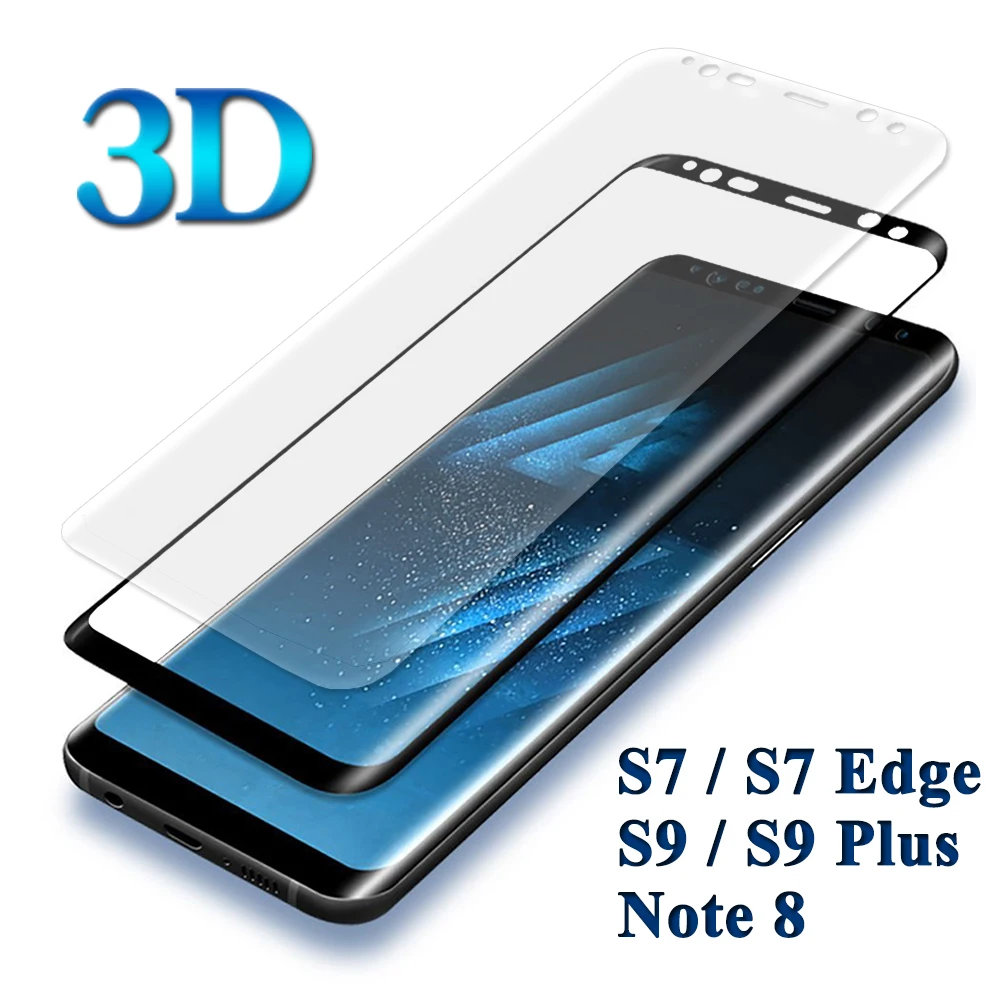 For Samsung S9 Plus Glass Protector For Samsung S7 Screen Protector Note 8 S 9 7 Edge Glass 9H 3D Protective Film Tempered Glas
For Samsung S9 Plus Glass Protector For Samsung S7 Screen Protector Note 8 S 9 7 Edge Glass 9H 3D Protective Film Tempered Glas