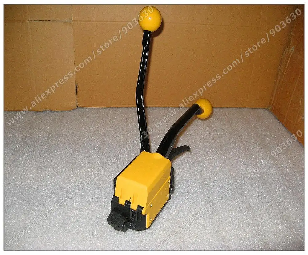 A333 Manual Sealless Steel Strapping Packaging Machine, Steel Strapping Tensioner and sealer and cut for 13-19mm(1/2"-3/4")
A333 Manual Sealless Steel Strapping Packaging Machine, Steel Strapping Tensioner and sealer and cut for 13-19mm(1/2"-3/4")