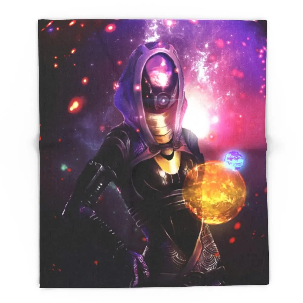 

Tali'Zorah Vas Normandy (Mass Effect) Art 68" x 80" Blanket Throw on Sofa Bed Plane Plaids Solid Bedspreads Home Textile