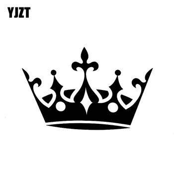 YJZT 12.7CM*8.1CM Double Round Crown Vinyl Car Sticker Decals Black/Silver C13-00024 
YJZT 12.7CM*8.1CM Double Round Crown Vinyl Car Sticker Decals Black/Silver C13-00024