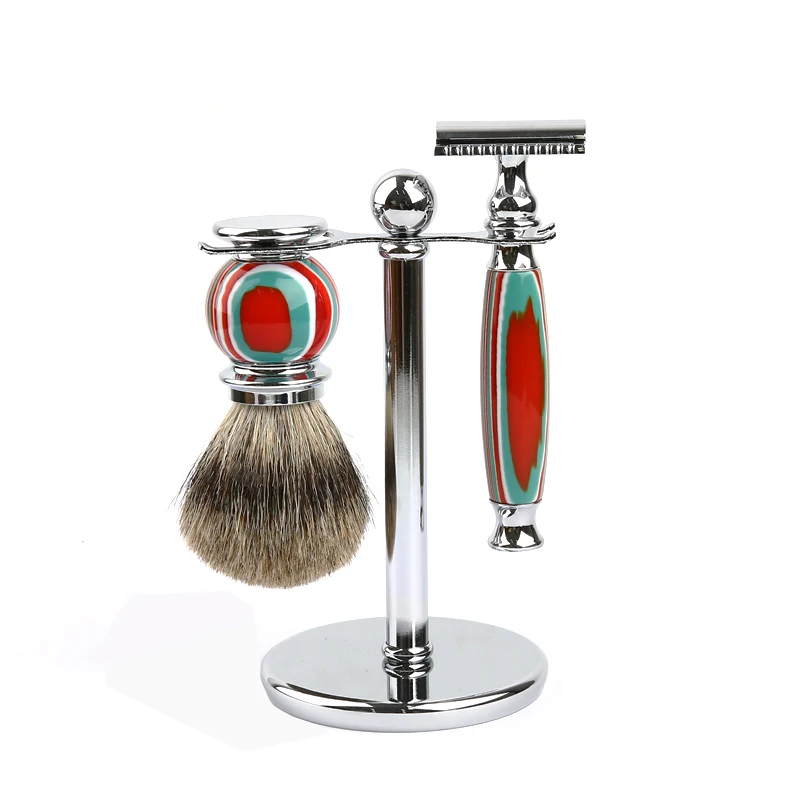 New COLOR STRIPE Men Shaving Set Double Edge Razor Badger Shave Razor Stand Brush Kit
New COLOR STRIPE Men Shaving Set Double Edge Razor Badger Shave Razor Stand Brush Kit