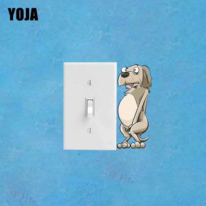 Фото YOJA A Urinating Puppy Bedroom Wall Stickers And Interesting Switch Decals 8SS0354 | Дом и сад