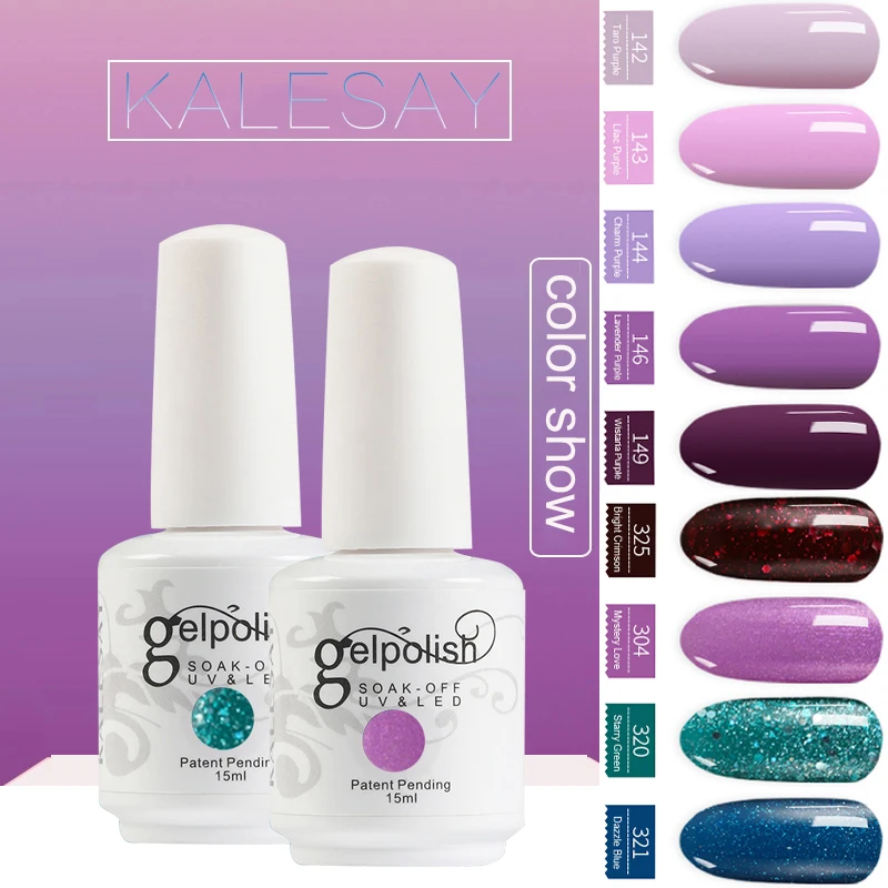 15ML Soak Off Glitter UV Nail Gel Polish Vernis Semi Permanent Nail Polish Nail Lacquer Girls Purple Color Gelpolish Top Coat
15ML Soak Off Glitter UV Nail Gel Polish Vernis Semi Permanent Nail Polish Nail Lacquer Girls Purple Color Gelpolish Top Coat