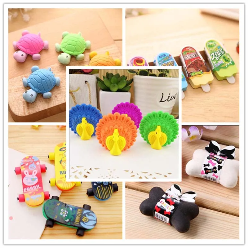 1pc/lot 3D Cartoon Pencil Eraser Collection Many Different Types Kawaii Funny Gift Kids Student Puzzle Toy Reward School Supply
1pc/lot 3D Cartoon Pencil Eraser Collection Many Different Types Kawaii Funny Gift Kids Student Puzzle Toy Reward School Supply
