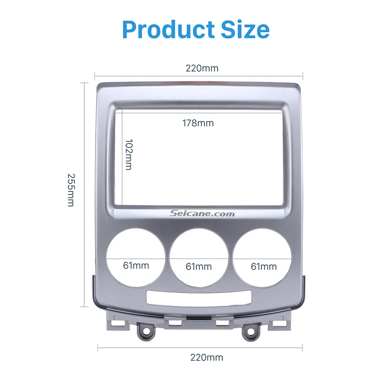 Seicane Professional Double Din Car Stereo Frame Kit for 2010 Mazda 5 Auto Stereo CD installation Panel Kit In Dash Trim Bezel
Seicane Professional Double Din Car Stereo Frame Kit for 2010 Mazda 5 Auto Stereo CD installation Panel Kit In Dash Trim Bezel