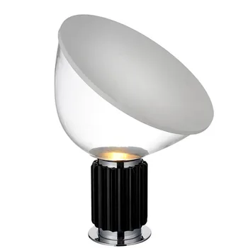 Nordic creative luxury table lamp desk ligh modern lighting transparent clear glass shade metal base stand silver black color
Nordic creative luxury table lamp desk ligh modern lighting transparent clear glass shade metal base stand silver black color