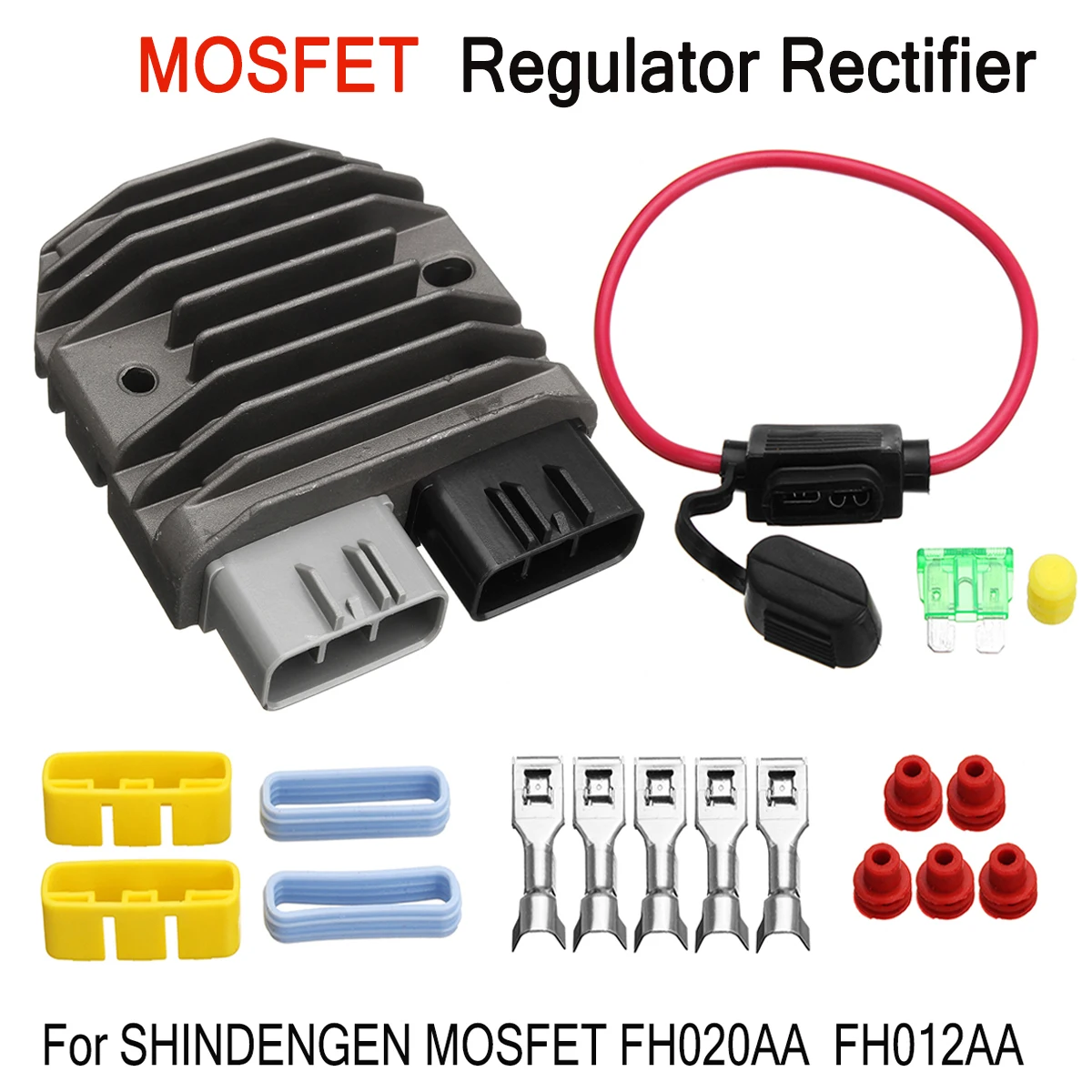 Motorcycle Voltage Regulator Rectifier For Shindengen Mosfet FH020AA FH012AA Replacement Part Voltage Rectifier
Motorcycle Voltage Regulator Rectifier For Shindengen Mosfet FH020AA FH012AA Replacement Part Voltage Rectifier
