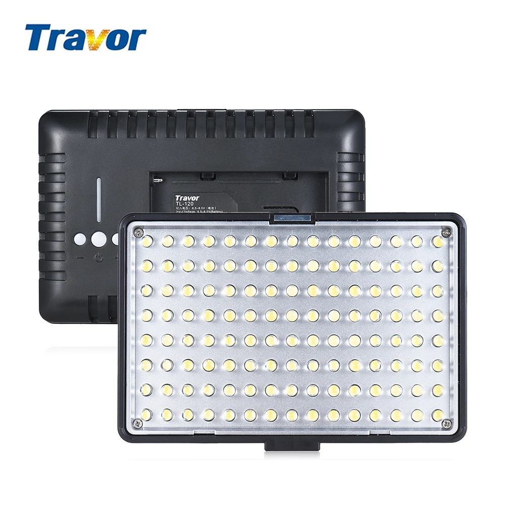 Travor TL-120 Professional Dimmable LED Video Light CRI 85+ Photography Fill Light for Canon Nikon Sony DSLR Camera Camcorder
Travor TL-120 Professional Dimmable LED Video Light CRI 85+ Photography Fill Light for Canon Nikon Sony DSLR Camera Camcorder