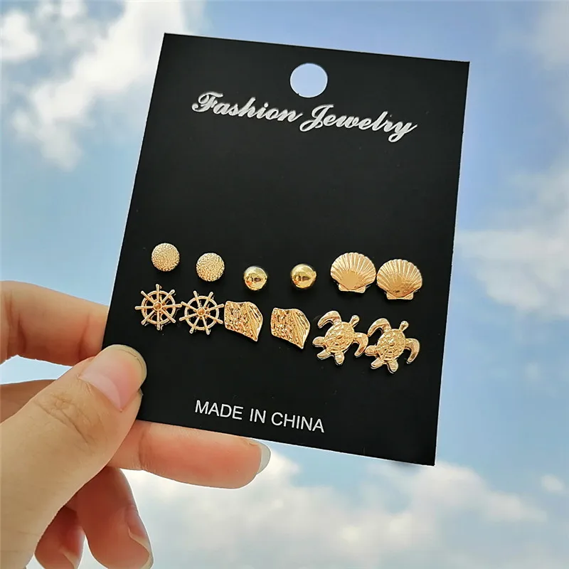 Minimalist Mixed Small Earrings Set Simple Geometric Stud Earrings for Women Girls Tiny Ear Studs Pendientes Kleine Oorbellen
Minimalist Mixed Small Earrings Set Simple Geometric Stud Earrings for Women Girls Tiny Ear Studs Pendientes Kleine Oorbellen