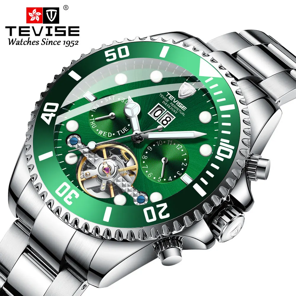 Luxury Brand Tevise Men Automatic Mechanical Watches Men Trourbillon Waterproof Watches Male Gifts relogio masculino
Luxury Brand Tevise Men Automatic Mechanical Watches Men Trourbillon Waterproof Watches Male Gifts relogio masculino