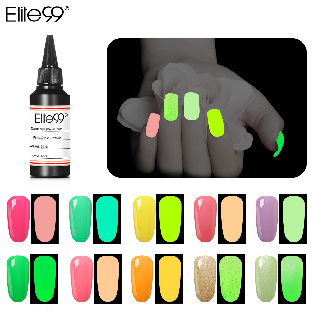 Elite99 60ML Night Glow Gel Macaron Color Nail Polish Vernis Semi Permanant UV Gel Lacquer For Nails Makeup Art Manicure Gel
Elite99 60ML Night Glow Gel Macaron Color Nail Polish Vernis Semi Permanant UV Gel Lacquer For Nails Makeup Art Manicure Gel