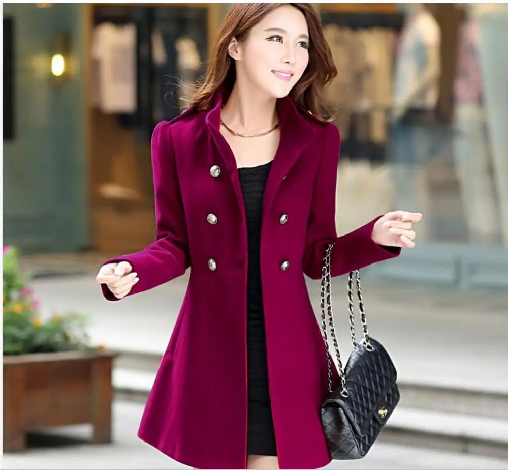 2018 wool coat spring hot new long woolen coat female fashion slim windbreaker jacket female blends jacket 201855
2018 wool coat spring hot new long woolen coat female fashion slim windbreaker jacket female blends jacket 201855