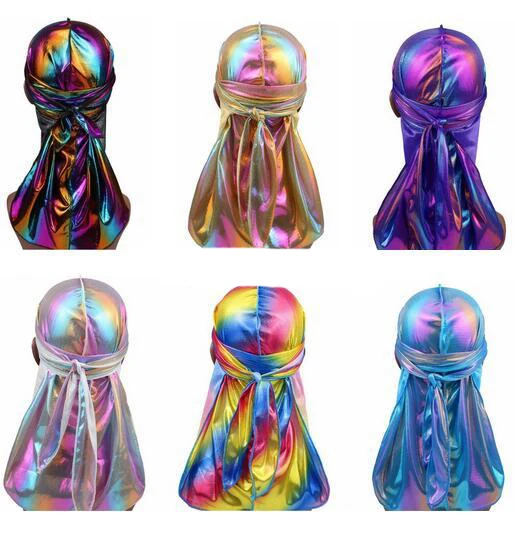 New Colorful Sparkly Durags Turban Bandanas Men's Shiny Silky Durag Headwear Headbands Hair Cover Accessories Wave Caps Rags Hat
New Colorful Sparkly Durags Turban Bandanas Men's Shiny Silky Durag Headwear Headbands Hair Cover Accessories Wave Caps Rags Hat