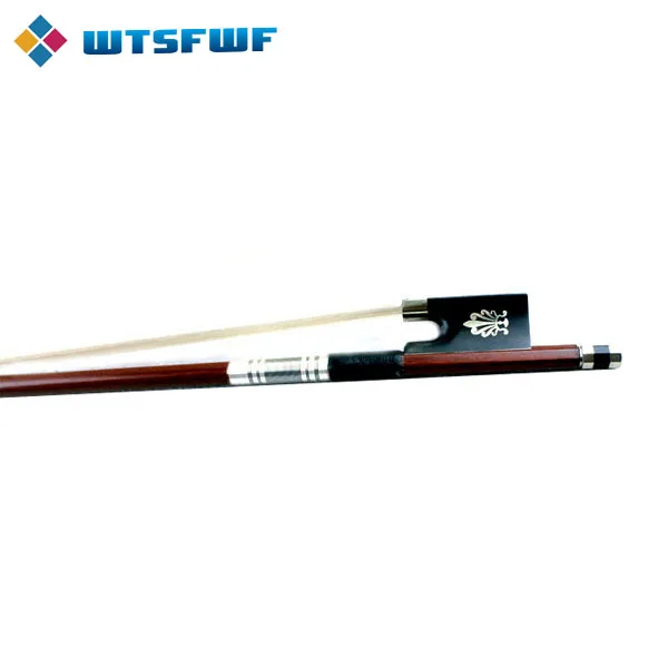 Wtsfwf Full Size Nickel Silver Mounted Pernambuco Violin Bow Brazilwood Violin Bow Flower Inlay Well-balance
Wtsfwf Full Size Nickel Silver Mounted Pernambuco Violin Bow Brazilwood Violin Bow Flower Inlay Well-balance