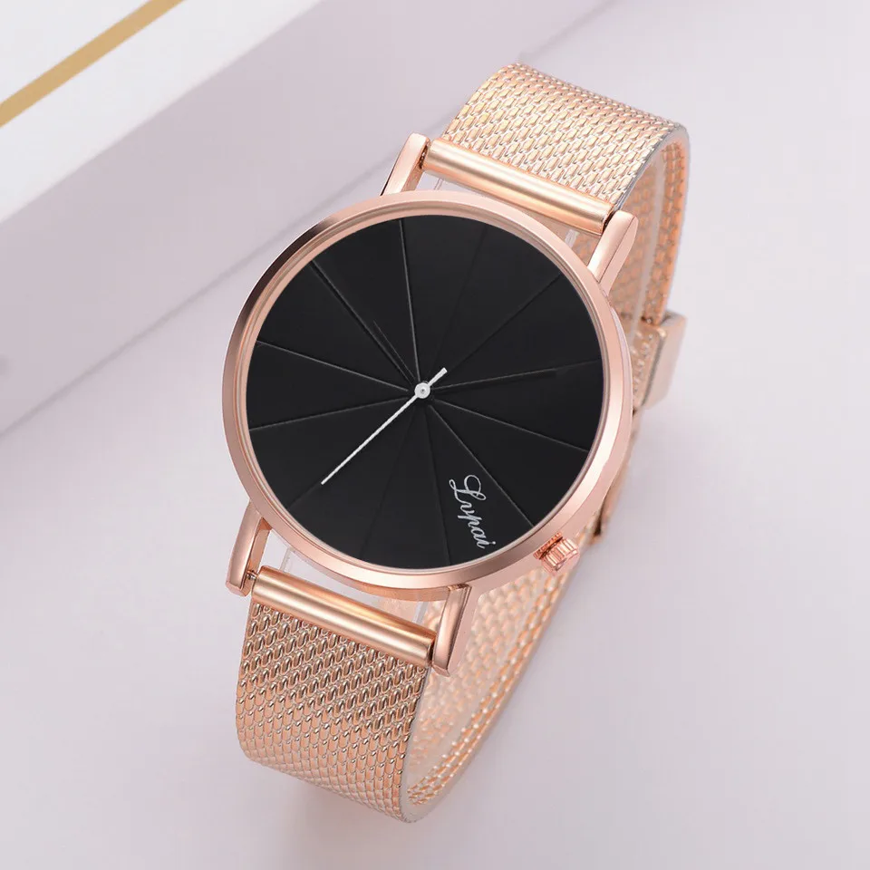 

Lvpai Women Quartz Watch Silicone Band Analog Adult Wrist Watch fashion 2019 NEW black round dial clock montre femme bracelet