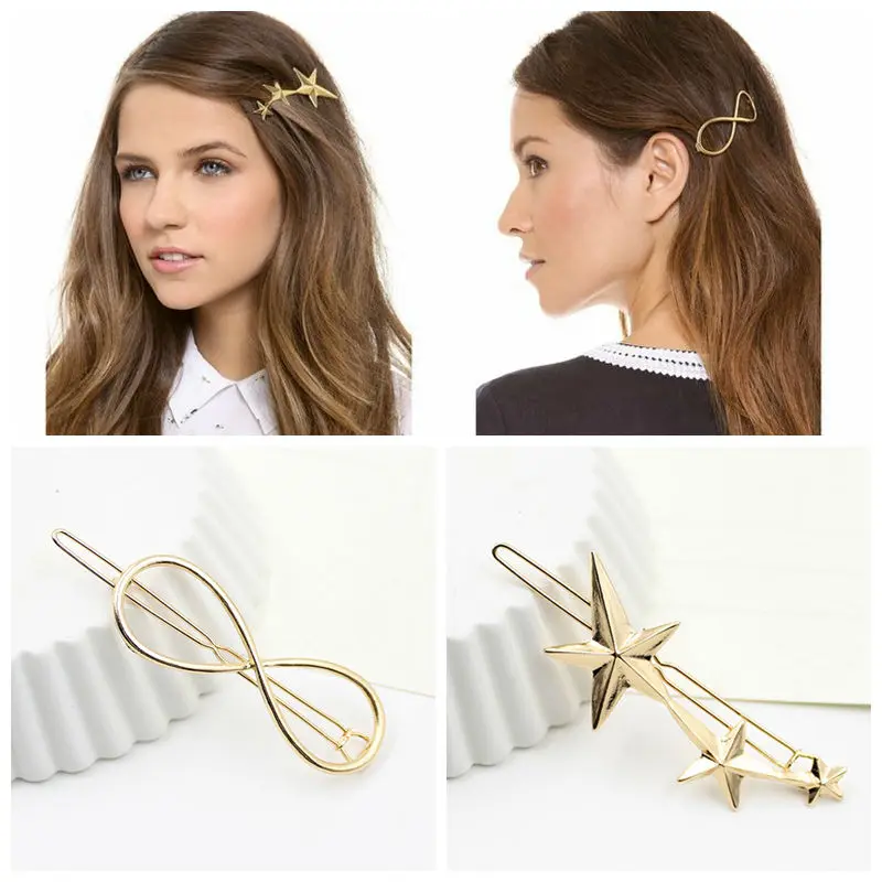Europe Headwear Geometry Hairpin Star Hair Pin Jewelry Star Hair clip for Hair Tiara Barrettes Hair Accessories
Europe Headwear Geometry Hairpin Star Hair Pin Jewelry Star Hair clip for Hair Tiara Barrettes Hair Accessories
