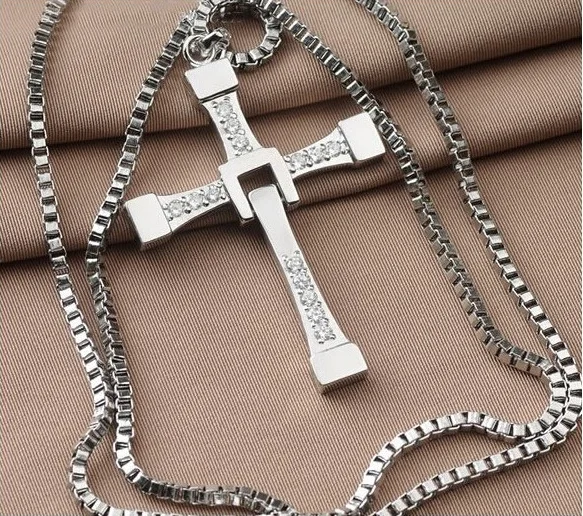 free shipping 10pcs With Rhinestone Faster and Furiou Cross Necklace for Men Silver Plated Jewelry women accessories
free shipping 10pcs With Rhinestone Faster and Furiou Cross Necklace for Men Silver Plated Jewelry women accessories
