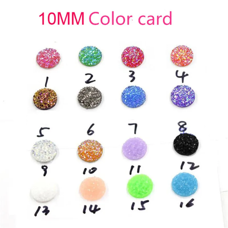New pattern 10mm Flatback Resin Druzy Round Cabochons Cameo For Charms Pendant Bracelet Jewelry Making Accessory Findings
New pattern 10mm Flatback Resin Druzy Round Cabochons Cameo For Charms Pendant Bracelet Jewelry Making Accessory Findings